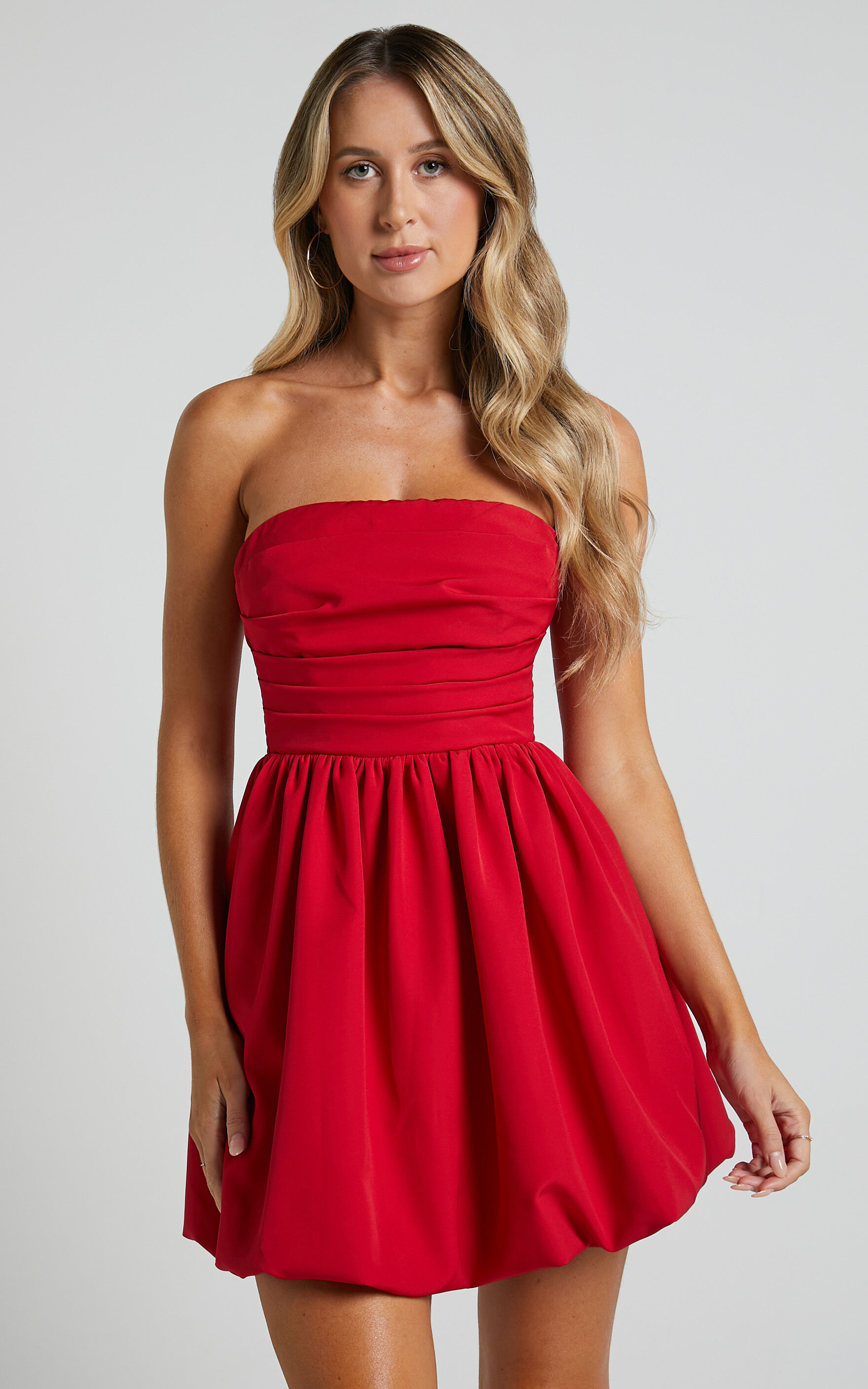 red tube dress